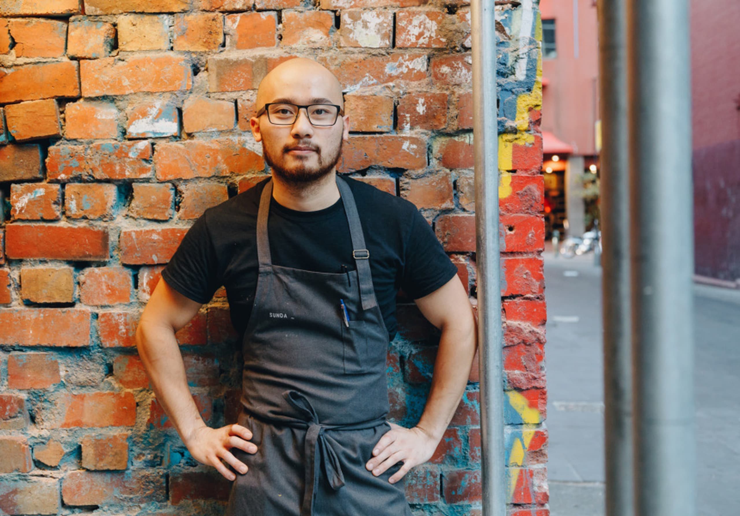 Khanh Nguyen, Executive Chef at King Clarence, in his Sydney kitchen