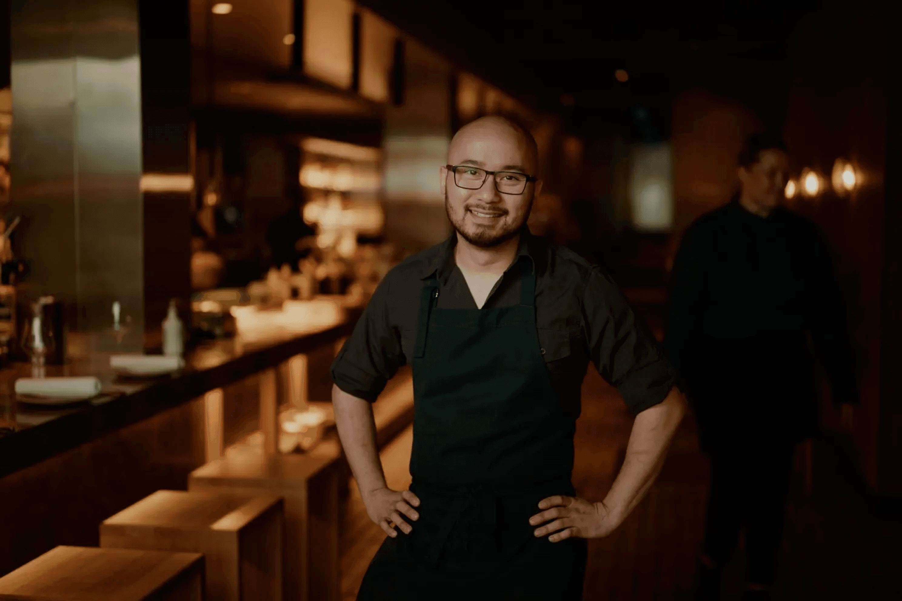 Chef Khanh Nguyen inside King Clarence